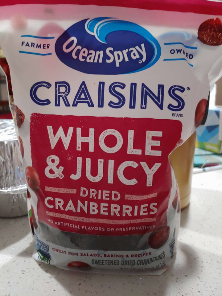 photo of Ocean Spray Craisins Dried Cranberries shared by @nchen31 on  12 Nov 2021 - review