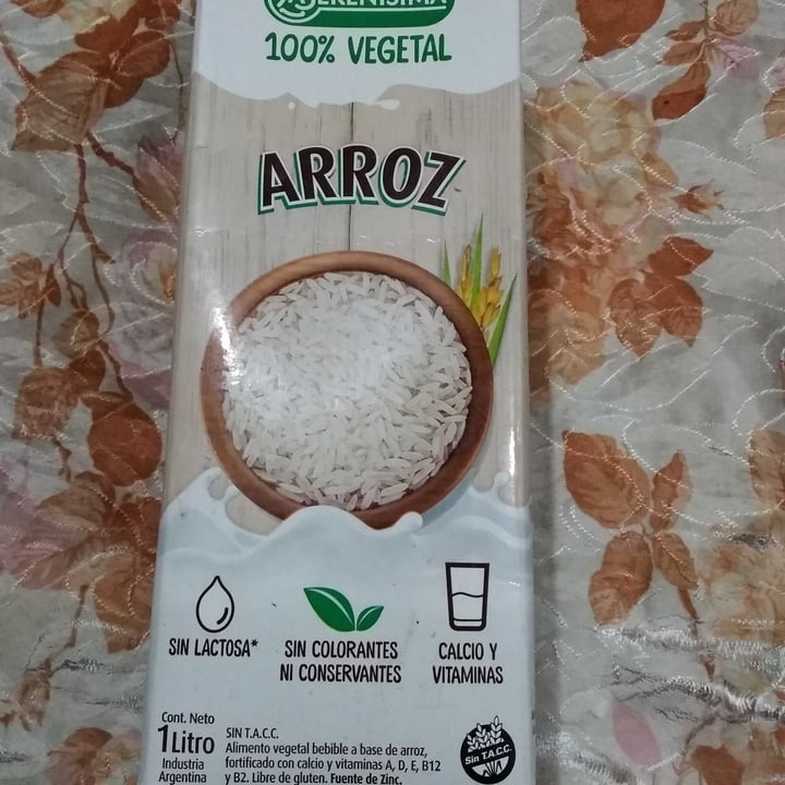 review photo of La Serenísima Leche de Arroz Vegetal shared by @camianahinichea on 05 Sep 2021 - review