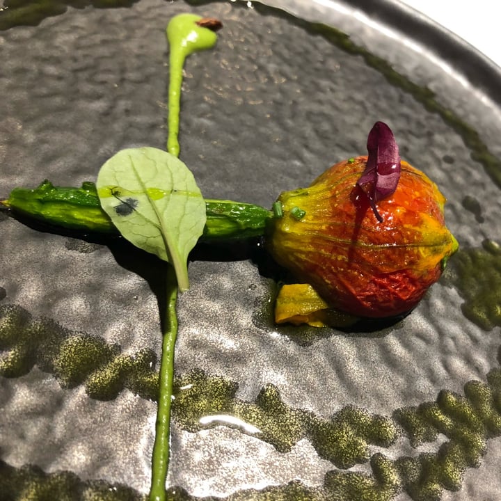 photo of Restaurante Xavier Pellicer Flor de calabacín shared by @neil on  14 Nov 2021 - review