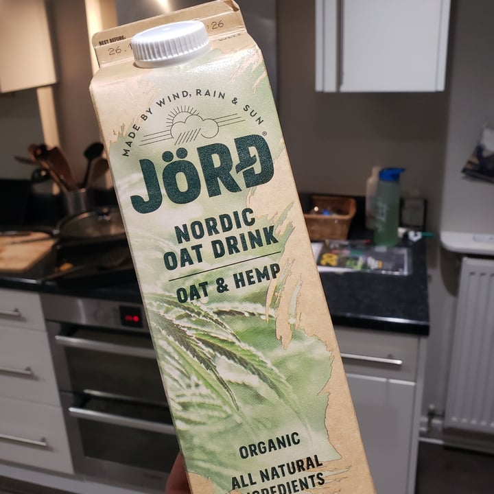 photo of Jörd NORDIC OAT DRINK OAT & HEMP shared by @jackhyphen on  21 Oct 2022 - review