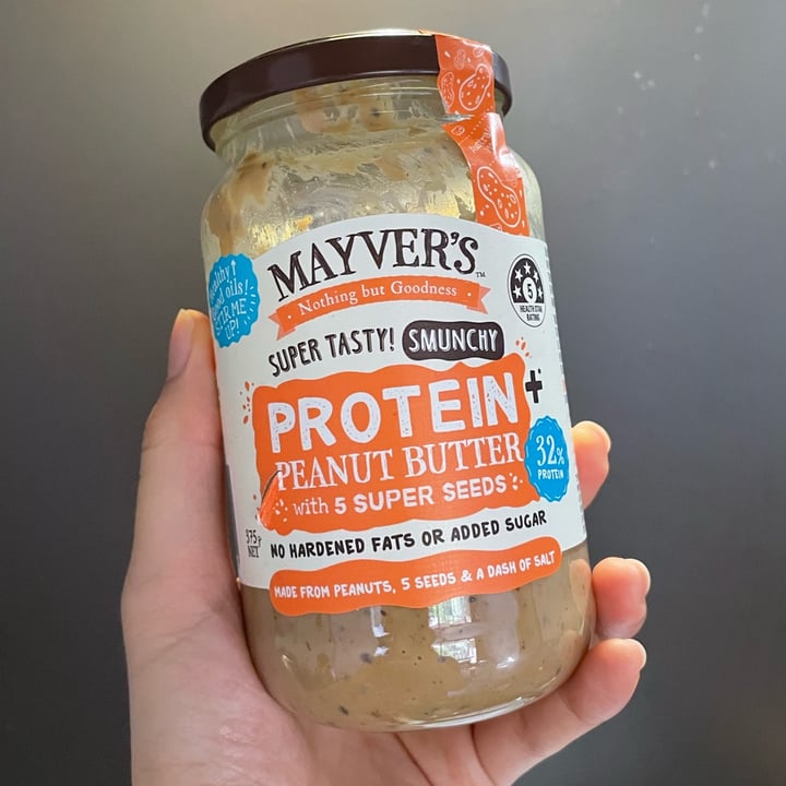 photo of Mayver's Protein+ peanut butter with 5 super seeds shared by @tiffanysin on  05 Mar 2022 - review