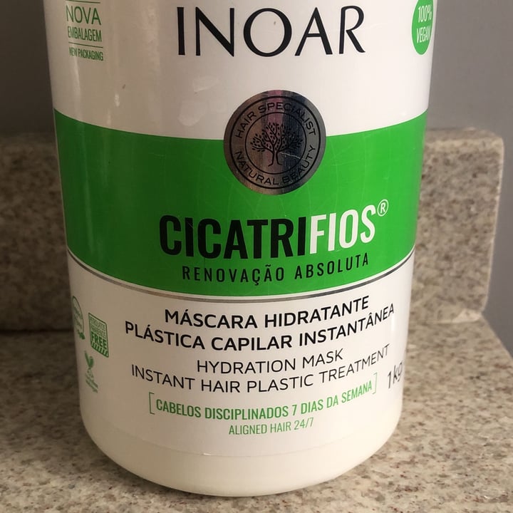 photo of Inoar Máscara hidratante Cicatrifios shared by @simoneleonardi on  17 Apr 2022 - review
