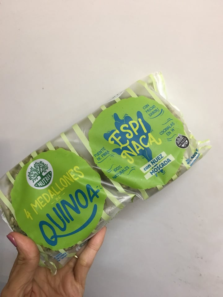review photo of Nutree Medallones de Quinoa sabor Indian con Batata y Curry shared by @rominanotero on 01 Aug 2019 - review