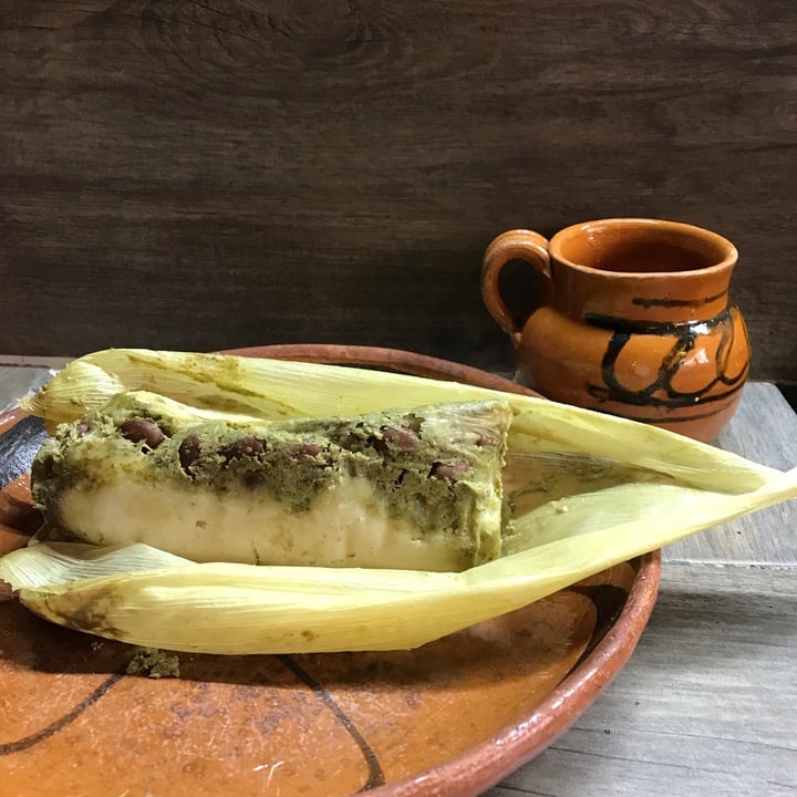 photo of Mictlan Antojitos Veganos Tamal De Mole Verde shared by @maiz on  18 Jan 2022 - review