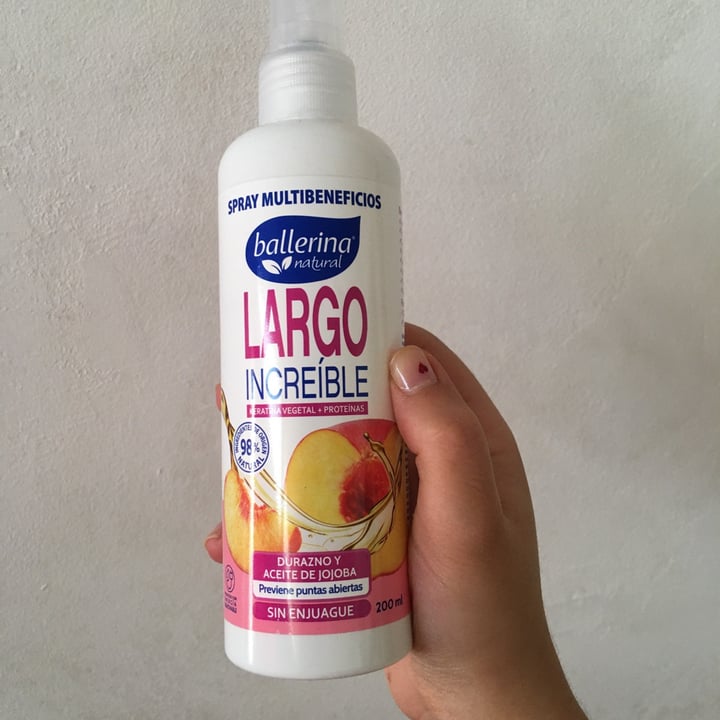 review photo of Ballerina Natural Spray Multibeneficios Largo Increible shared by @fasggy on 12 Apr 2021 - review