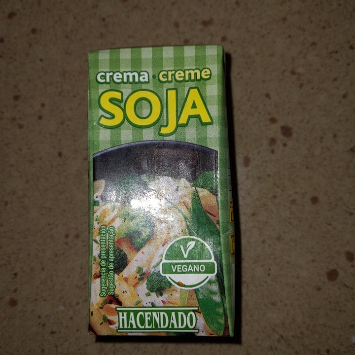 photo of Hacendado Crema Soja shared by @greenmery on  30 Sep 2021 - review