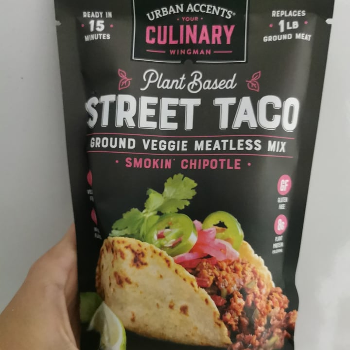 photo of Urban Accents Ground Veggie Meatless Mix: Street Tacos shared by @oneeyedwilma on  26 Jun 2021 - review