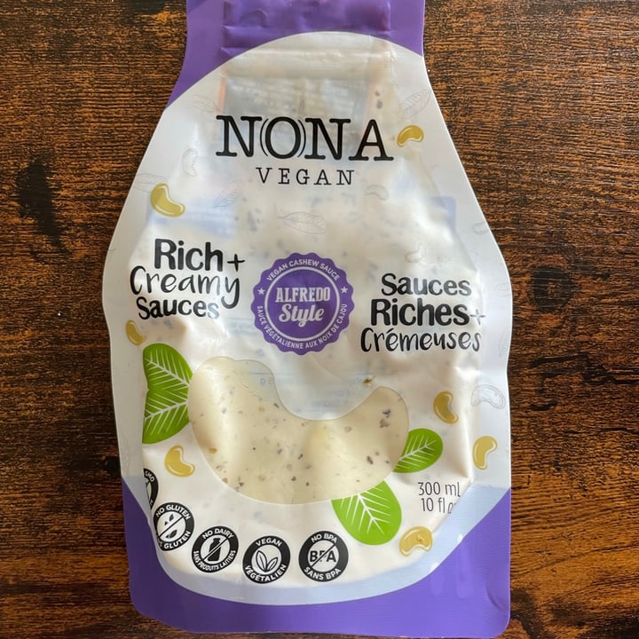 photo of NONA Vegan Foods Alfredo Style Sauce shared by @cmy123 on  29 Jun 2021 - review