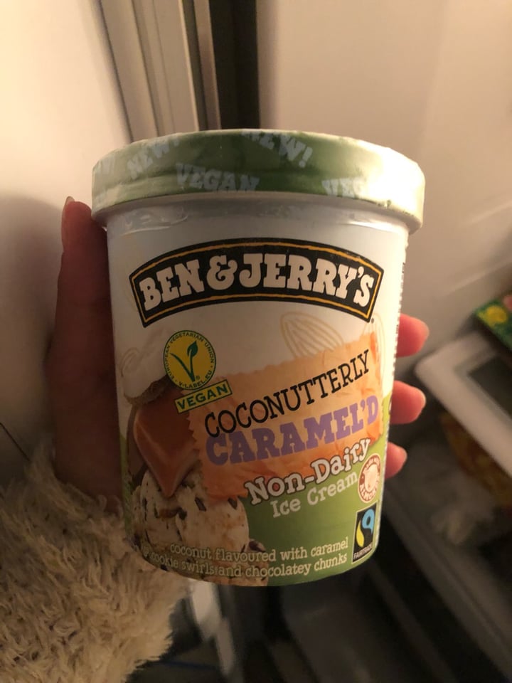photo of Ben & Jerry's Coconutterly Caramel’d Non-Dairy Ice Cream shared by @lucie on  25 Aug 2019 - review