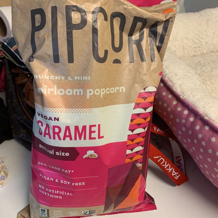 photo of Pipcorn Vegan Caramel Popcorn shared by @slanderson34me on  31 May 2020 - review