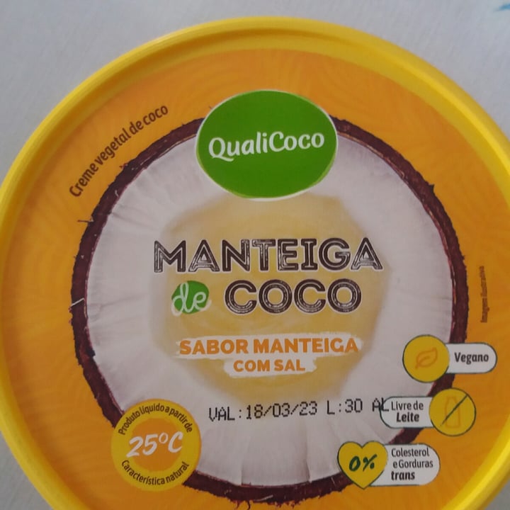photo of Qualicoco Manteiga de coco com sal shared by @mariacarneiro on  25 Sep 2022 - review