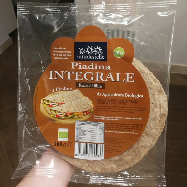 photo of Sottolestelle Piadina Integrale shared by @claudiam314 on  03 Feb 2022 - review