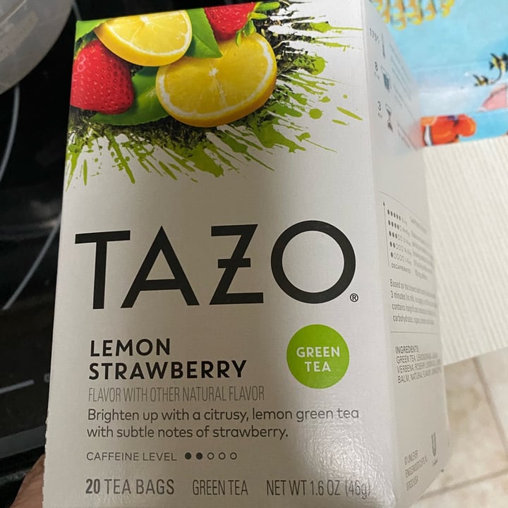 photo of Tazo Lemon Strawberry Green Tea shared by @lilyogimeg on  29 Sep 2022 - review