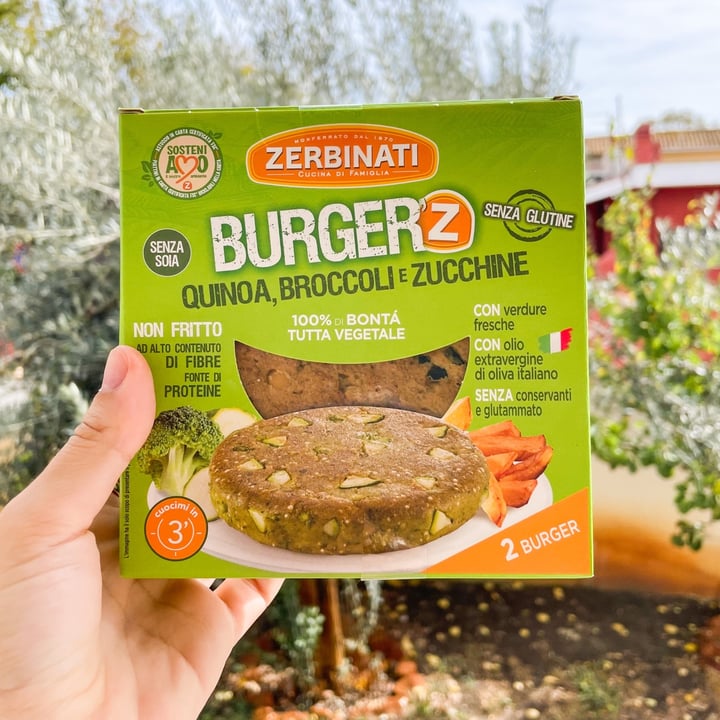 review photo of Zerbinati Burger Quinoa, Broccoli E Zucchine shared by @misosoup on 04 Oct 2022 - review
