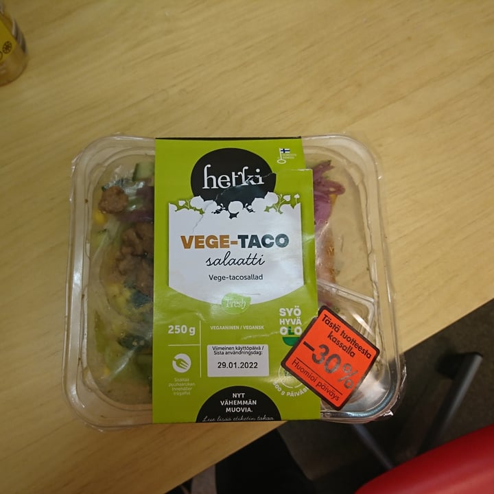 review photo of Hetki VEGETACO Salaatti shared by @heidiio on 06 Feb 2022 - review