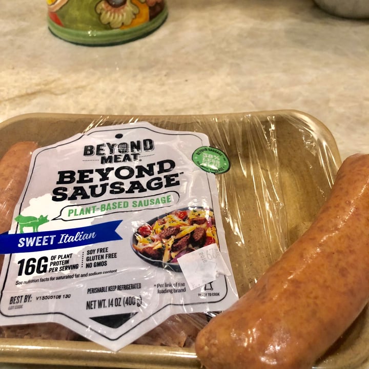 photo of Beyond Meat Beyond Sausages Sweet Italian shared by @polliver on  12 Jan 2022 - review