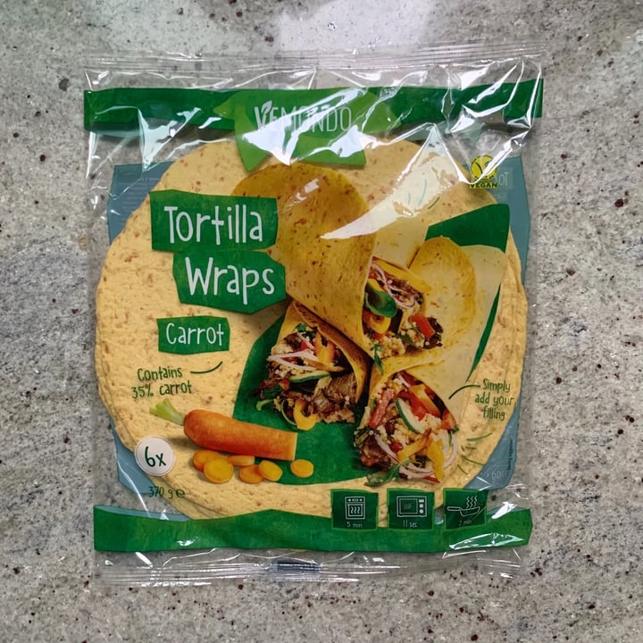 photo of Vemondo  Tortilla Wraps Carrot shared by @gaiachan on  16 Dec 2022 - review