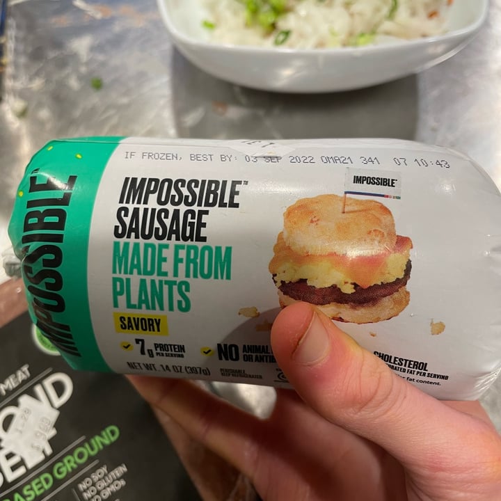 photo of Impossible Foods Impossible Sausage Bratwurst shared by @autumnbay on  28 Jan 2022 - review