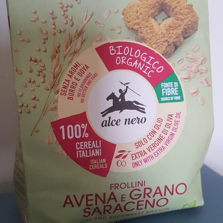 photo of Alce Nero Biscotti avena e grano saraceno shared by @menoz on  16 Apr 2022 - review