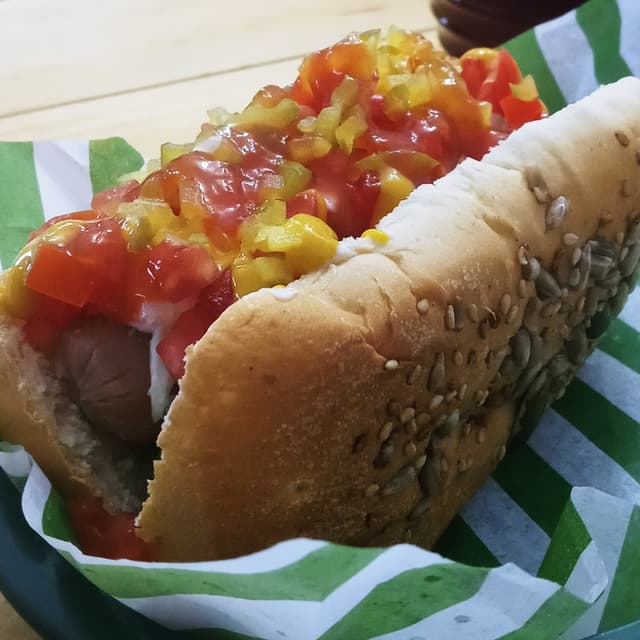 「Hot dog callejerito」の料理の写真