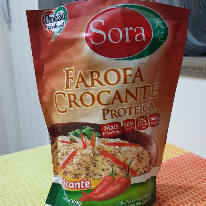 photo of Sora Farofa crocante proteica com pimenta shared by @emerotsuka on  20 Apr 2022 - review