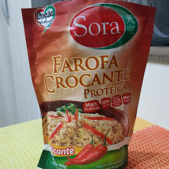review photo of Sora Farofa crocante proteica com pimenta shared by @emerotsuka on 20 Apr 2022 - review