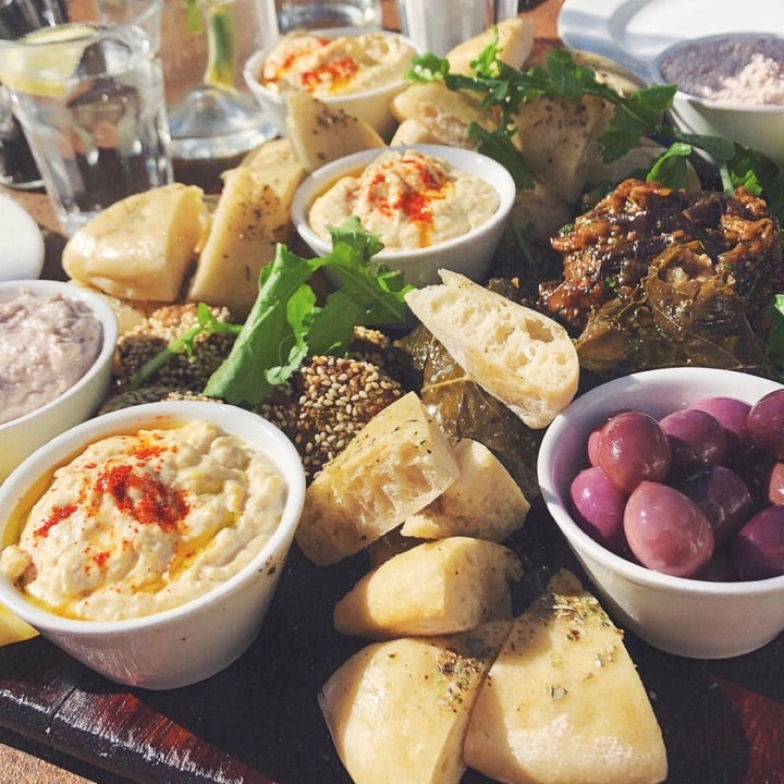 review photo of Maria's Greek Café Vegan Platter For Two shared by @alexpiaramcg on 08 Aug 2020 - review