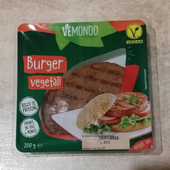 photo of Vemondo Burger vegetali shared by @dandan705 on  21 Apr 2022 - review