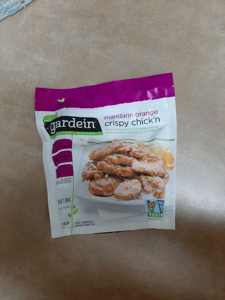 photo of Gardein Mandarin Orange Crispy Chick’n shared by @carriecreighton on  18 Apr 2020 - review