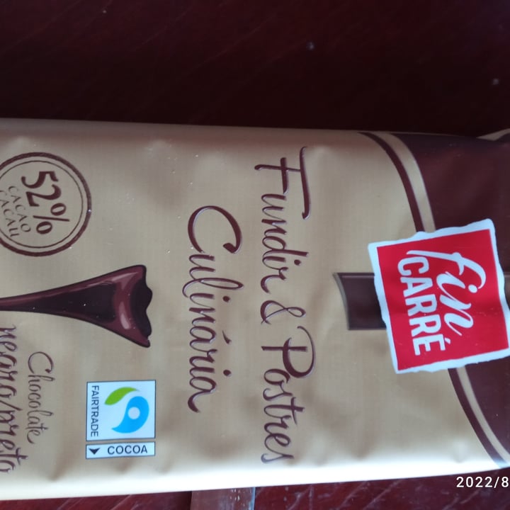 photo of Fin Carré Chocolate negro 52% fundir y postres shared by @yo65 on  01 Aug 2022 - review