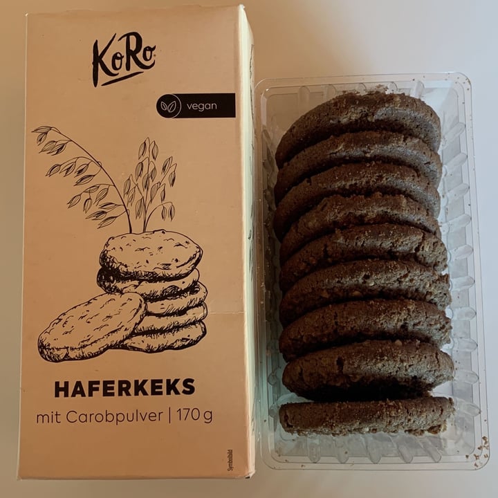 photo of Koro Oat Biscuit with carob powder shared by @marapezzoli70 on  04 Nov 2022 - review