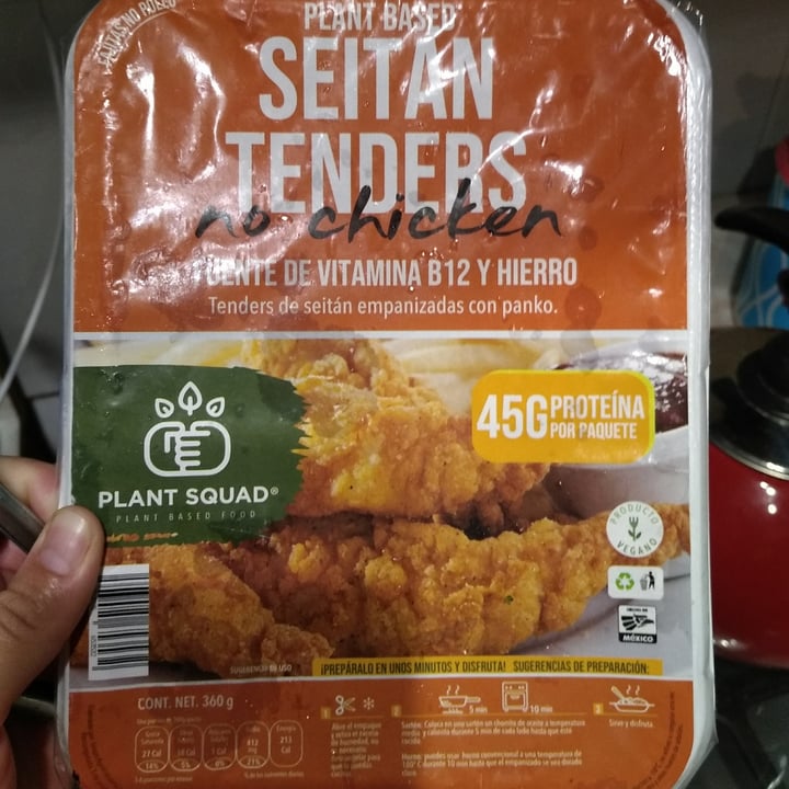 photo of Plant Squad Plant based seitan tenders no chicken shared by @adylobe on  08 Jul 2021 - review
