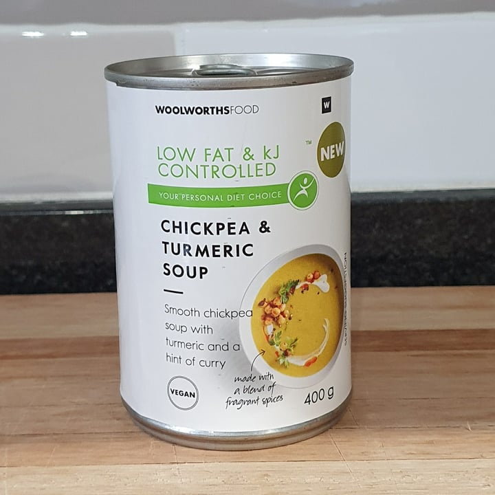 photo of Woolworths Food Chickpea and turmeric soup. shared by @rozaanfichardt on  04 Oct 2020 - review