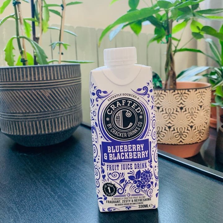 photo of crafted by cracker Drinks Co Blueberry and Blackberry Fruit Juice shared by @emylyfalcao on  11 May 2022 - review