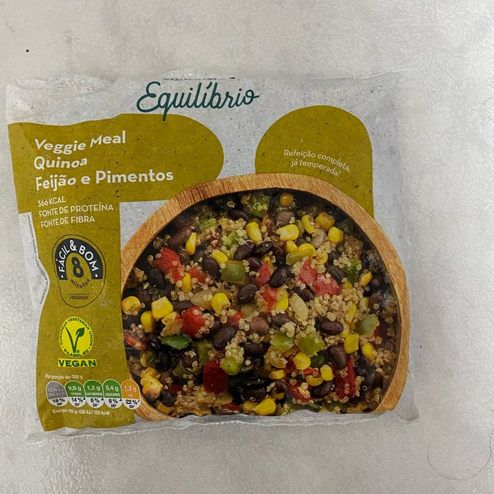 review photo of Continente Veggie meal - Quinoa, Feijão e Pimentos shared by @nicolematos on 13 Feb 2022 - review