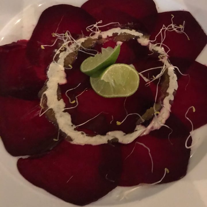 review photo of Casa Sofia Beet Carpaccio shared by @kaylarosetinted on 24 Jun 2021 - review