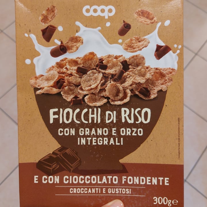 photo of Coop Fiocchi di riso con grano e orzo integrali E Con Cioccolato Fondente shared by @gemmaviva on  25 Jul 2022 - review