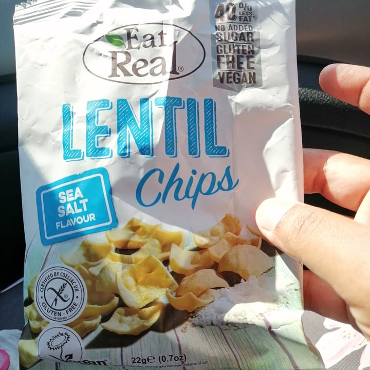photo of Eat Real Lentil Chips Sea Salt Flavour shared by @anusooyag on  21 Dec 2021 - review