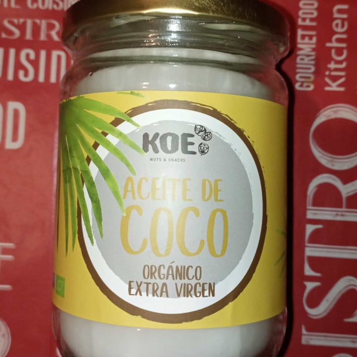 photo of Koe Aceite De Coco Orgánico Extra Virgen shared by @fannyvegan on  30 Mar 2022 - review