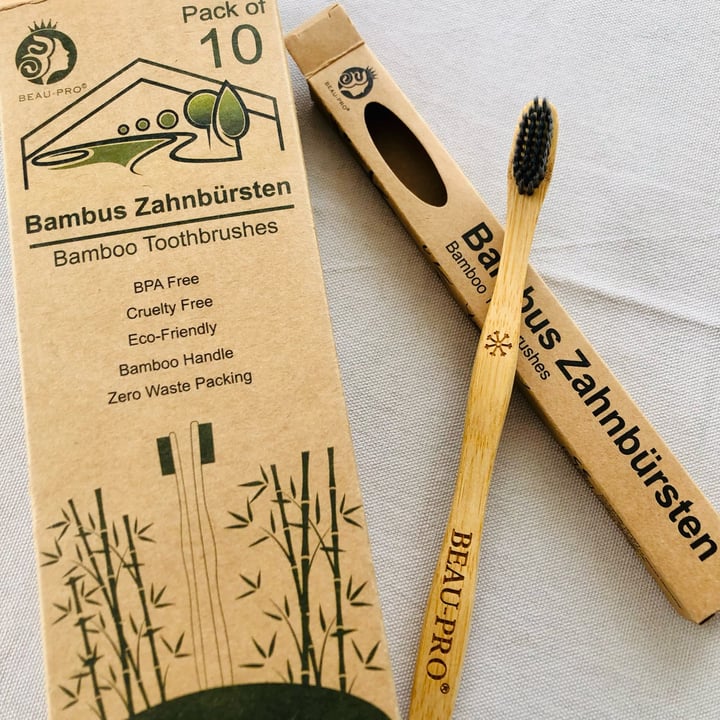 photo of Beau-Pro Bamboo Toothbrush shared by @cristinasummers on  16 Apr 2022 - review