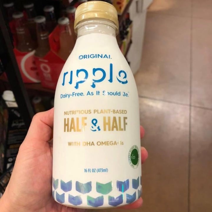 photo of Ripple Foods Plant-Based Half & Half shared by @allhess on  05 May 2020 - review