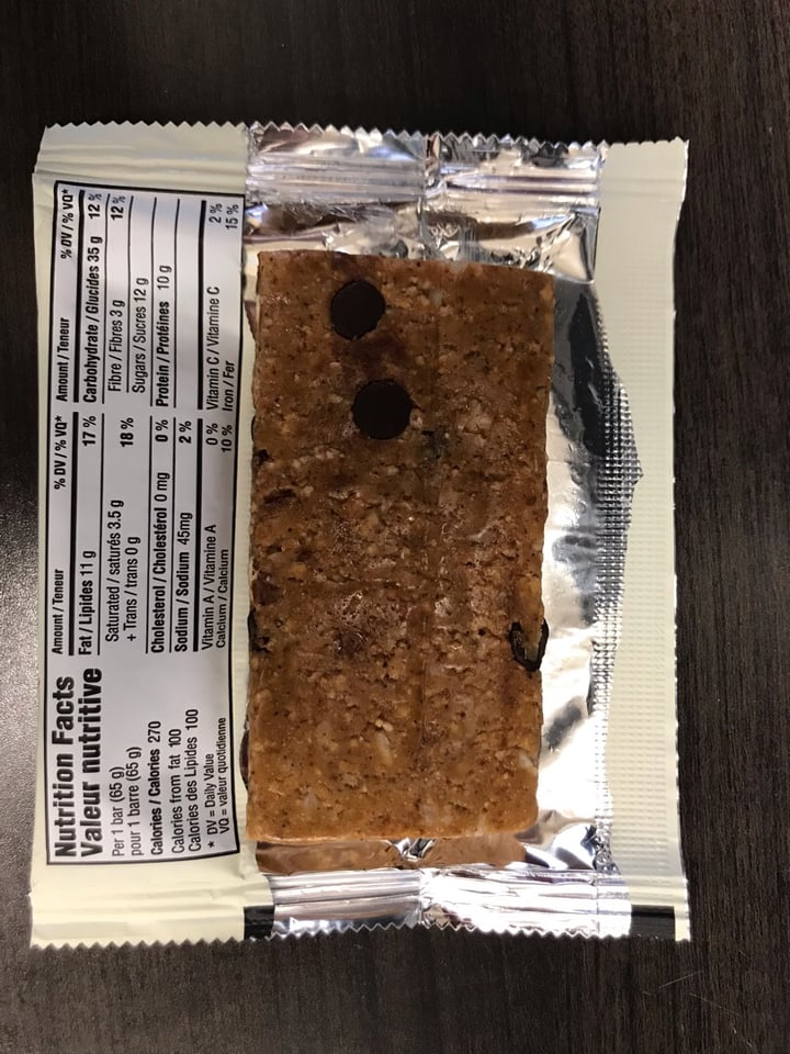 review photo of GoMacro Everlasting Joy - Coconut + almond butter + chocolate chip bar shared by @k8e on 21 Oct 2019 - review