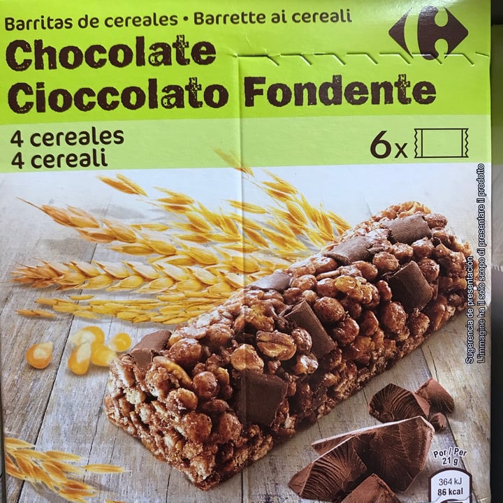 photo of Carrefour Barrette al cioccolato fondente shared by @bluestarveg71 on  21 Apr 2021 - review