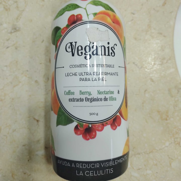 photo of Veganis LECHE ULTRA REAFIRMANTE PARA LA PIEL Coffe Berry, Nectarine, extracto Orgánico de Oliva shared by @marfasciolo on  01 Nov 2021 - review