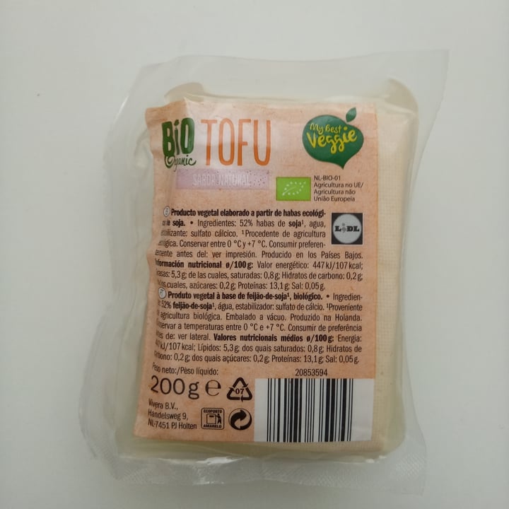 photo of My Best Veggie Bio tofu natural shared by @aruchimenti on  16 Aug 2021 - review