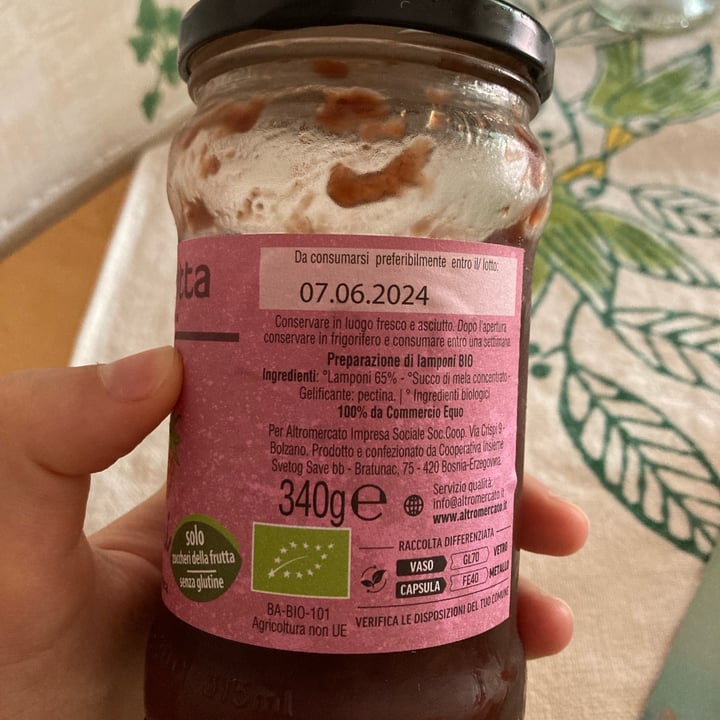 review photo of Altro mercato Composta di lamponi shared by @springl on 06 Aug 2022 - review