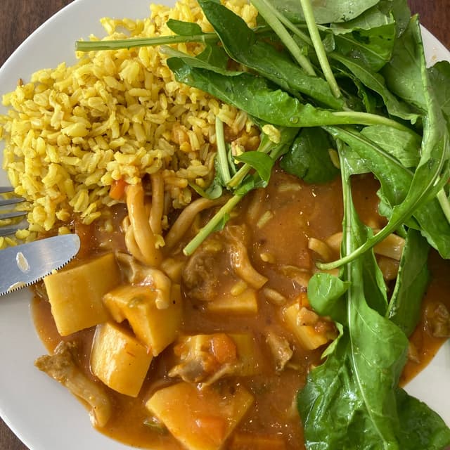 Photo of the dish “strogonoff de pupunha”