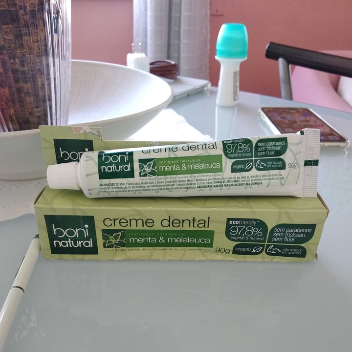 photo of Boni natural Creme Dental shared by @hhmiranda on  22 Apr 2022 - review