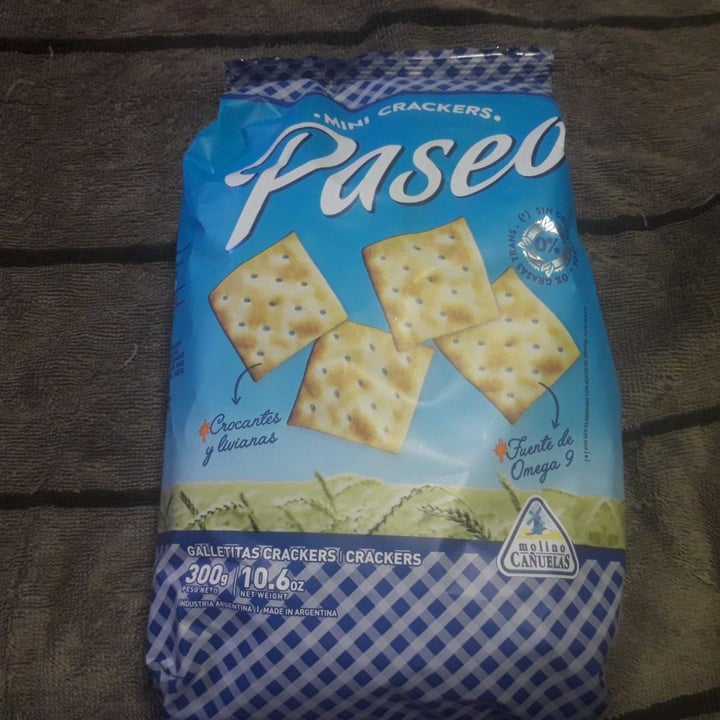 photo of Molino Cañuelas Galletitas Mini Crackers shared by @aye on  07 Aug 2019 - review