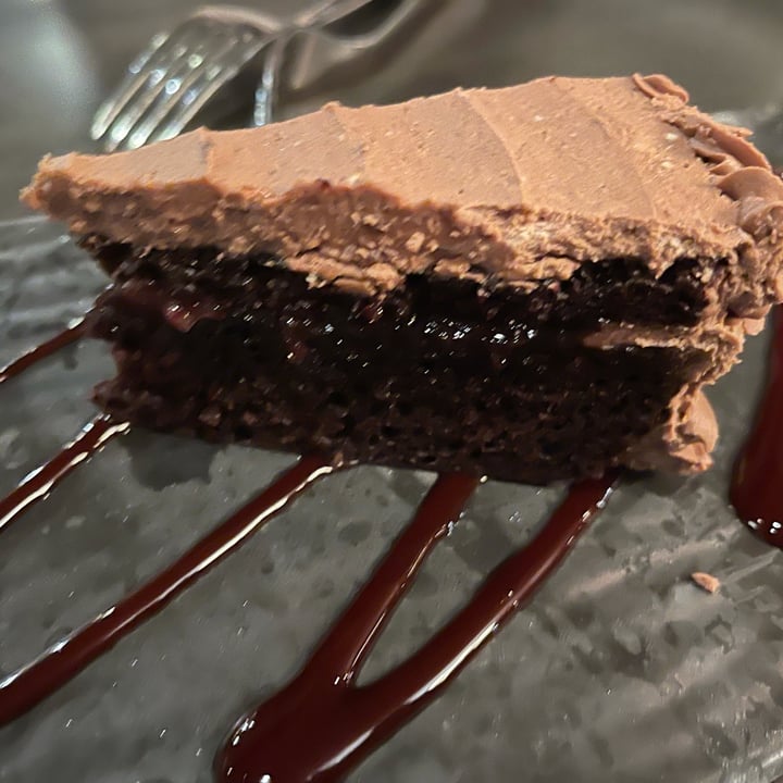 review photo of Azitra Restaurant Vegan Chocolate Raspberry Cake shared by @vjoshi on 20 Oct 2021 - review